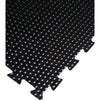 Interlocking Black Rubber Gym Mats for Fitness Centers and Home Gyms