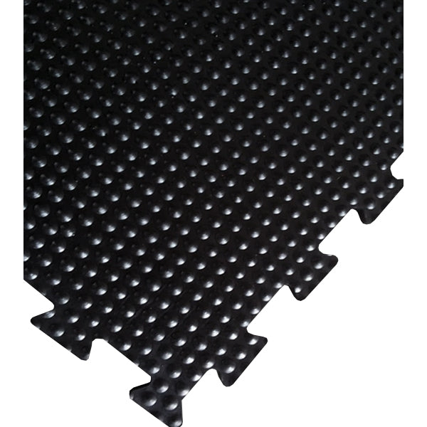 Premium Interlocking Stable Mats – Heavy-Duty, Non-Slip Black Rubber for Horses & Livestock Comfort