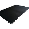 Interlocking Black Rubber Gym Mats for Fitness Centers and Home Gyms