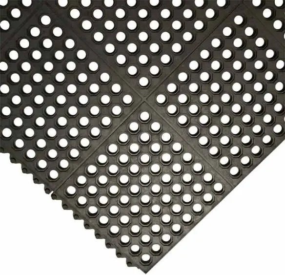 Rubber Grass Safety Mats for Wheelchairs, Interlocking Design for Maximum Safety