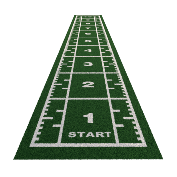 Premium Sprint Track green with full sports markings