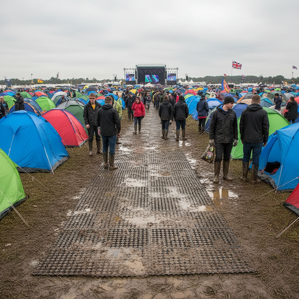 Festival walkway ground mat