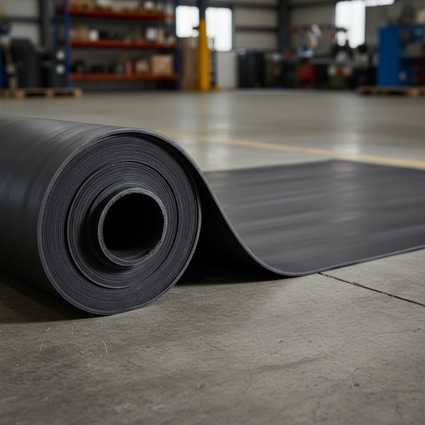 2200mm Wide Rubber Roll for Factory Floor Warehouse Industrial Use
