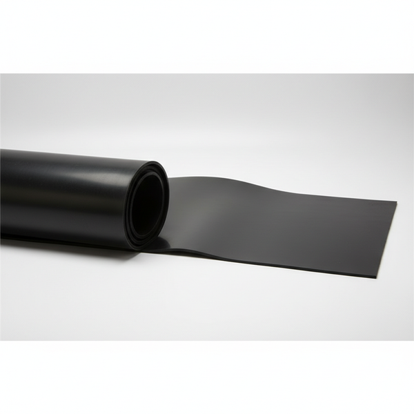 2mm SBR Rubber Sheet - Black Industrial Rubber Sheeting Close-Up