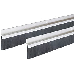 Aluminium Garage Door Seal - Pack of 2 Ideal for Garage & Commercial Doors