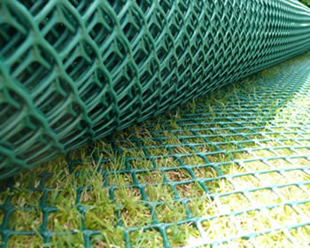 Grass Reinforcement Mesh Heavy Duty HDPE Ground Protection Car Parks, Driveways - grass mat UK - product hero shot showing full dimensions