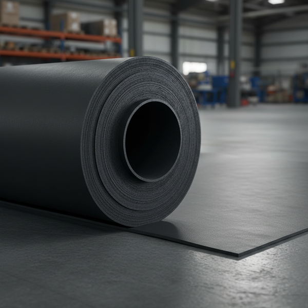 Weather Resistant EPDM Rubber Sheet - Premium Outdoor UV Ozone Resistant Black Roll