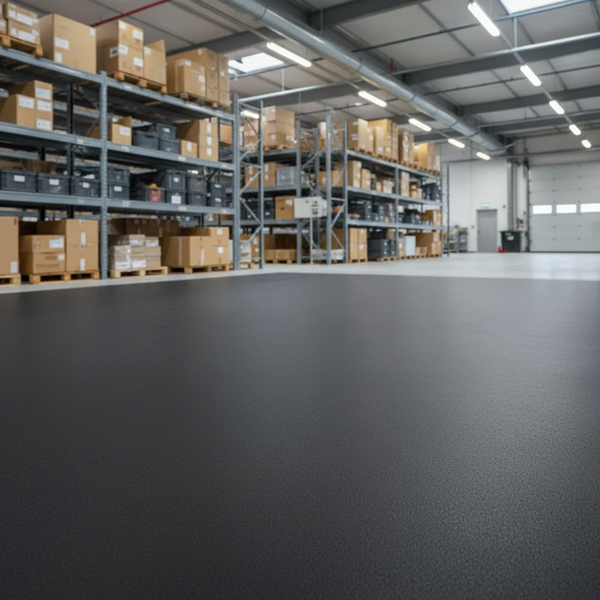 SafeStep Industrial Safety Rubber Roll in UK warehouse setting