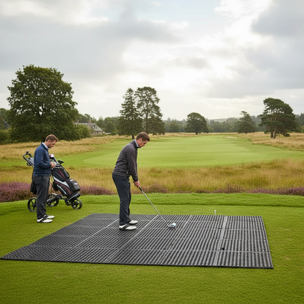 Buggy path grass protection