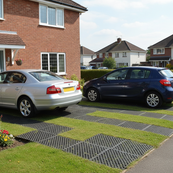 Driveway grass protection
