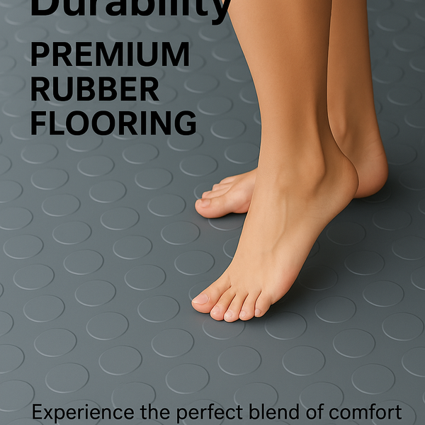 Round Dot Rubber Kennel Flooring – R11 Slip Rated, Oil-Resistant Safe, Durable & Comfortable Pet Surface - Image 2 - Rubber Matting Direct UK