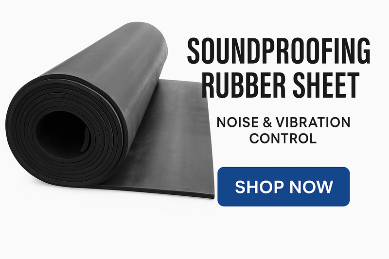 Soundproofing and Deadening Rubber Sheet Reduce Noise and Vibrations