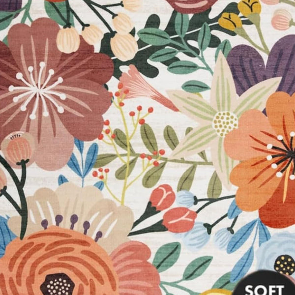 Short Pile Rug 160 x 230 cm - Washable Non-Slip Rug for Living Room, Children's Room & Hallway, Fleur - Rug for UK homes and businesses