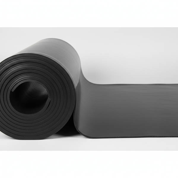 Plain Black Rubber Flooring - Product