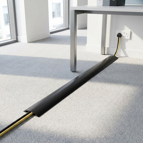 Floor Cable Cover 1.8m Black - Image 1