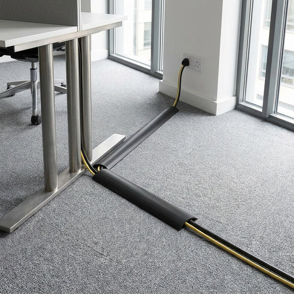 Floor Cable Cover 1.8m Black - Image 2