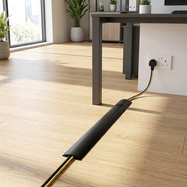Floor Cable Cover 1.8m Black - Image 2