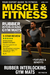 Premium Interlocking Black Rubber Gym Mats