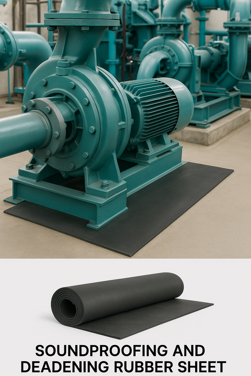 Soundproofing and Deadening Rubber Sheet Reduce Noise and Vibrations