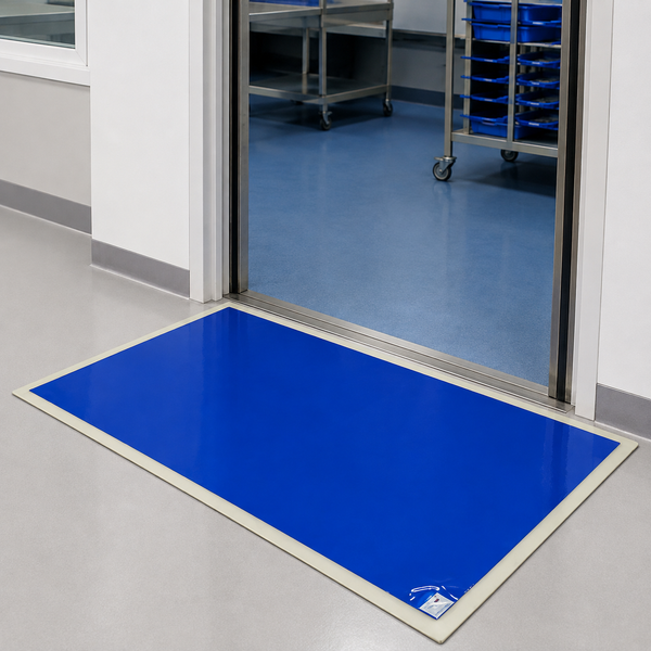 Tacky Dust Control Mat | Cleanroom Sticky Mat | 30 Peelable Layers