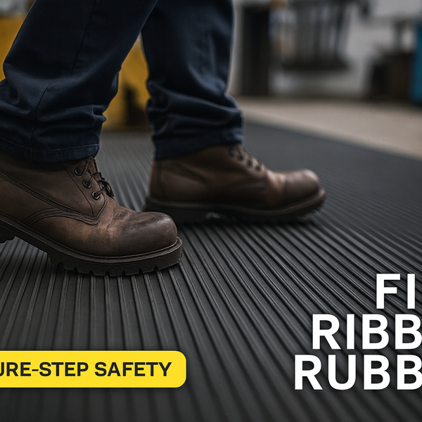 industrial mat texture close-up - Fine Ribbed Rubber Matting UK UK