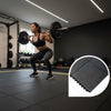 Premium Interlocking Black Rubber Gym Mats