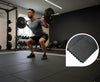 Premium Interlocking Black Rubber Gym Mats