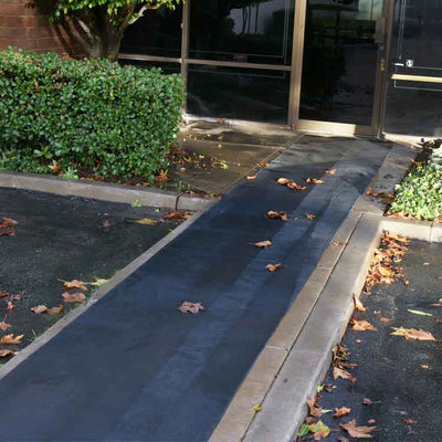 10 Meter Fine Ribbed Corrugated Rubber Runner Matting Roll