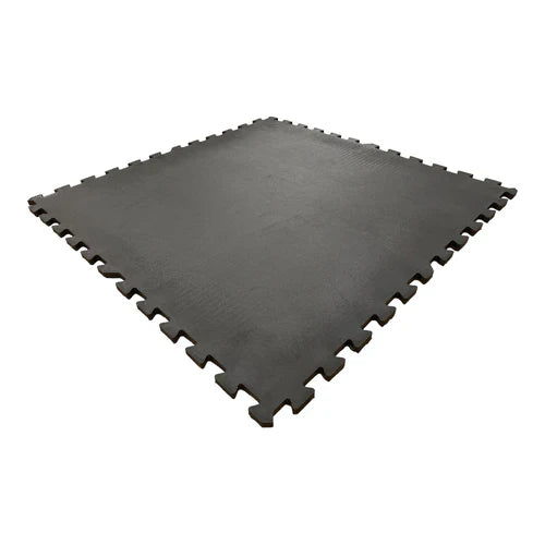 Mega Floor Heavy Duty Rubber Gym Mats 16mm - Anti-Slip, Impact Absorbing, Non-Sl - gym flooring UK - product hero shot showing full dimensions
