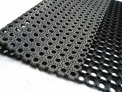 Safety Rubber Mesh Mat Stable Ground Reinforcement for Enhanced Safety