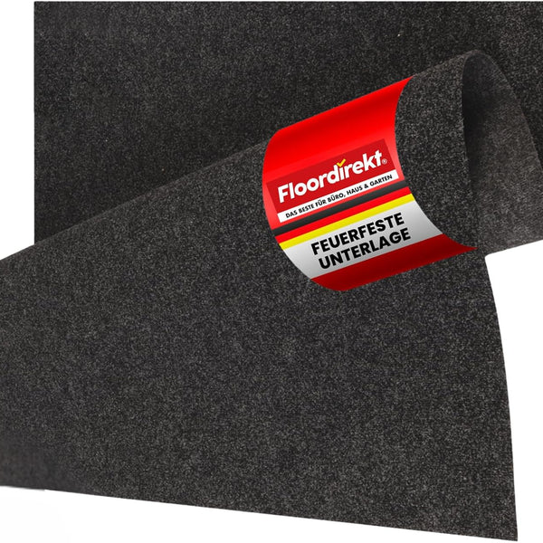 Dalton Fireproof Mat 100 cm x 100 cm Heat Resistant up to 1000 °C Fireproof Fabric Ideal as a Fire Protection Mat or as a Grill Mat, Heat Protection Mat Non-flammable - Grill Mat for UK homes and businesses