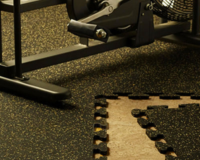 Classico Interlocking Rubber Gym Tiles – Premium Non-Slip Fitness Flooring