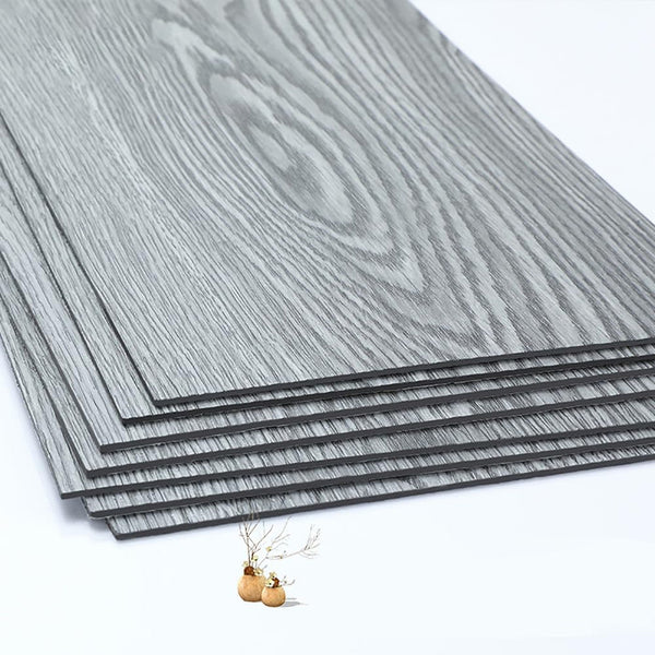 Self-adhesive grey wood effect floor planks 5.02m² 2mm thick