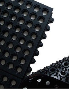 industrial mat texture close-up - Black Industrial Floor Mats for UK