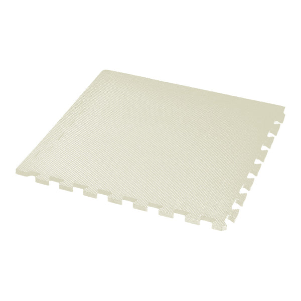 Premium Cream EVA Foam Interlocking Floor Tiles 50cm x 50cm 14mm - Product Shot