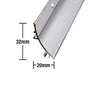 Enhanced Aluminum Polished Shiny Rain Deflector Bar