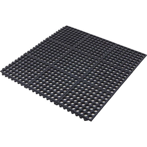 Commercial Entrance Rubber Grass Mat — Heavy Duty Anti-Slip Ground Protection fo - grass mat UK - product hero shot showing full dimensions