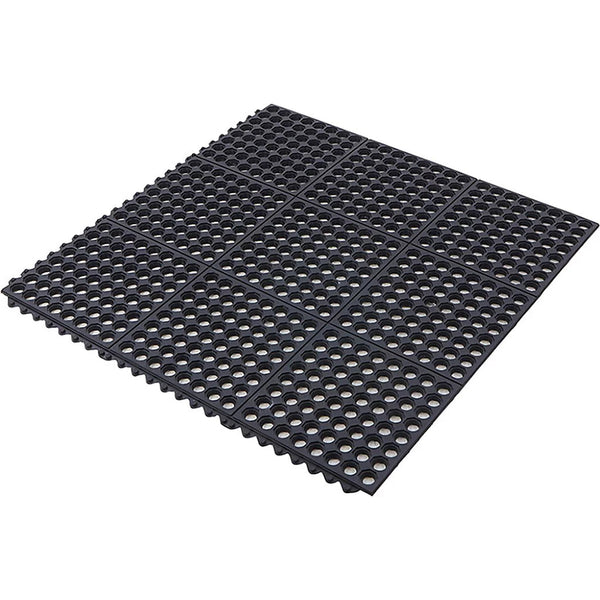 Commercial Entrance Rubber Grass Mat — Heavy Duty Anti-Slip Ground Protection fo - grass mat UK - product hero shot showing full dimensions