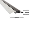 Aluminium Compression Draught Excluder - Seal Out Cold and Drafts
