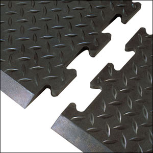 Interlocking Workshop Industrial Rubber Mats for Enhanced Safety