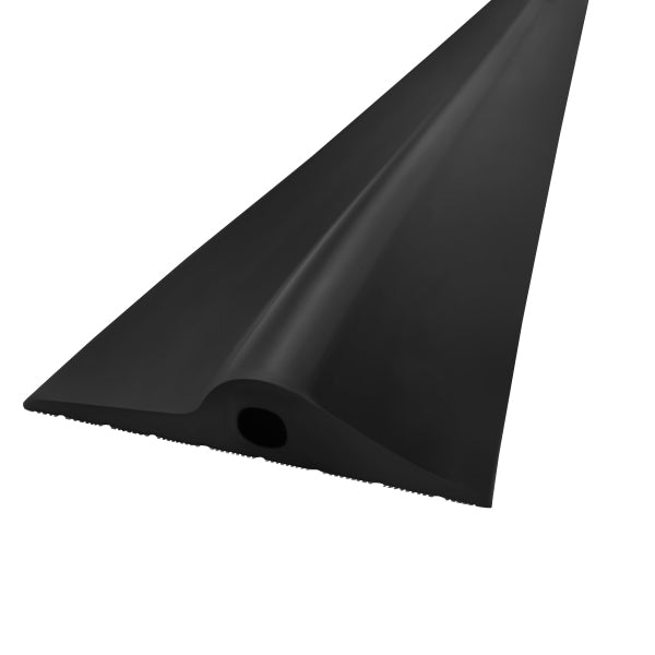 Heavy Duty Black Rubber Garage Threshold Seal for Enhanced Security and Cleanliness