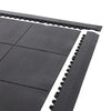 Premium Black Rubber Interlocking Gym Mats – Heavy-Duty, Non-Slip, Shock-Absorbing Flooring for Home & Commercial Gyms