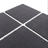 Premium Black Rubber Interlocking Gym Mats – Heavy-Duty, Non-Slip, Shock-Absorbing Flooring for Home & Commercial Gyms