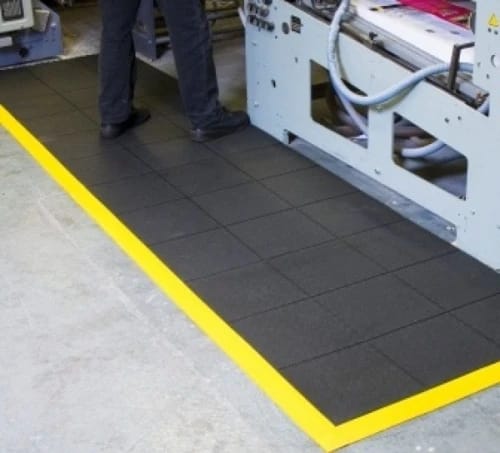 Heavy-Duty Rubber Garage Floor Tiles for Workspaces