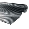 Black Broad Rib Rubber Matting for Various Applications