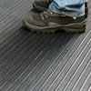 Black Broad Rib Rubber Matting for Various Applications