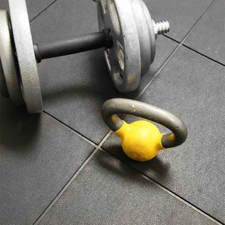 Premium Black Rubber Interlocking Gym Mats – Heavy-Duty, Non-Slip, Shock-Absorbing Flooring for Home & Commercial Gyms