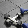 Premium Black Rubber Interlocking Gym Mats – Heavy-Duty, Non-Slip, Shock-Absorbing Flooring for Home & Commercial Gyms