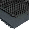 Premium Interlocking Black Rubber Gym Mats