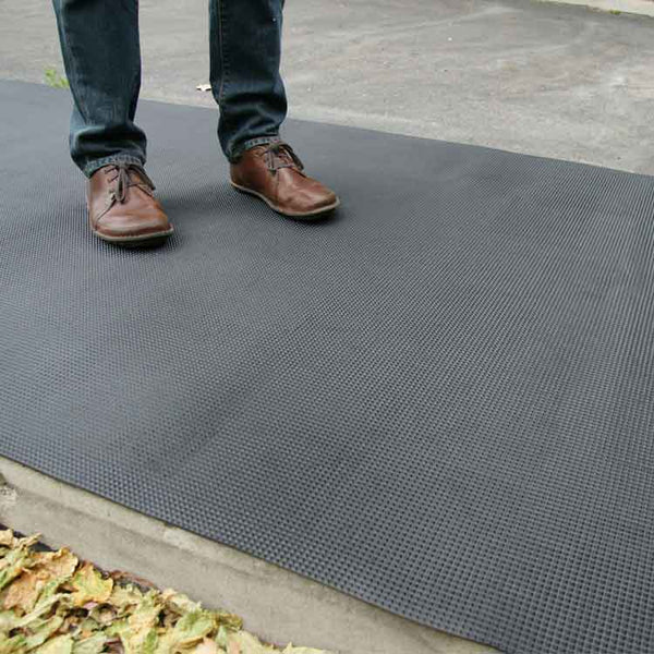 Fine Ribbed Rubber Matting Anti-Slip Safety Industrial Grade 3mm-10mm - industrial mat UK - product hero shot showing full dimensions